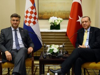 Cumhurbaşkanı Erdoğan Hırvatistan Başbakanı ile görüştü