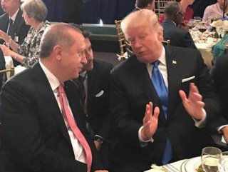 Cumhurbaşkanı Erdoğan, Trump ile yemekte bir araya geldi