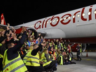 Batan Air Berlin son uçuşlarını gerçekleştirdi
