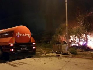 Hurdacıların yaşadığı 6 çadır yandı