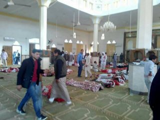 Mısırda camiye yönelik saldırıya tepkiler