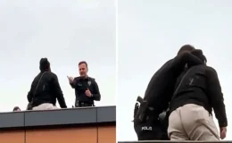 Nedeni çok ilginç! İntihara kalkışan kapıcıyı polisler son anda ikna etti