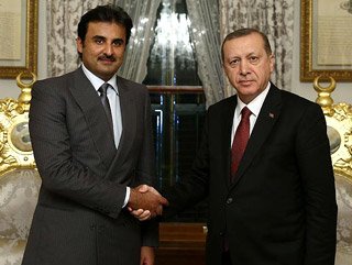 Cumhurbaşkanı Erdoğan Katar Emiri ile görüştü