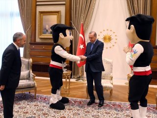 Cumhurbaşkanı Erdoğana sürpriz ziyaret