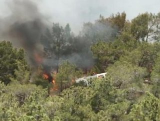 KKTC’de orman yangını