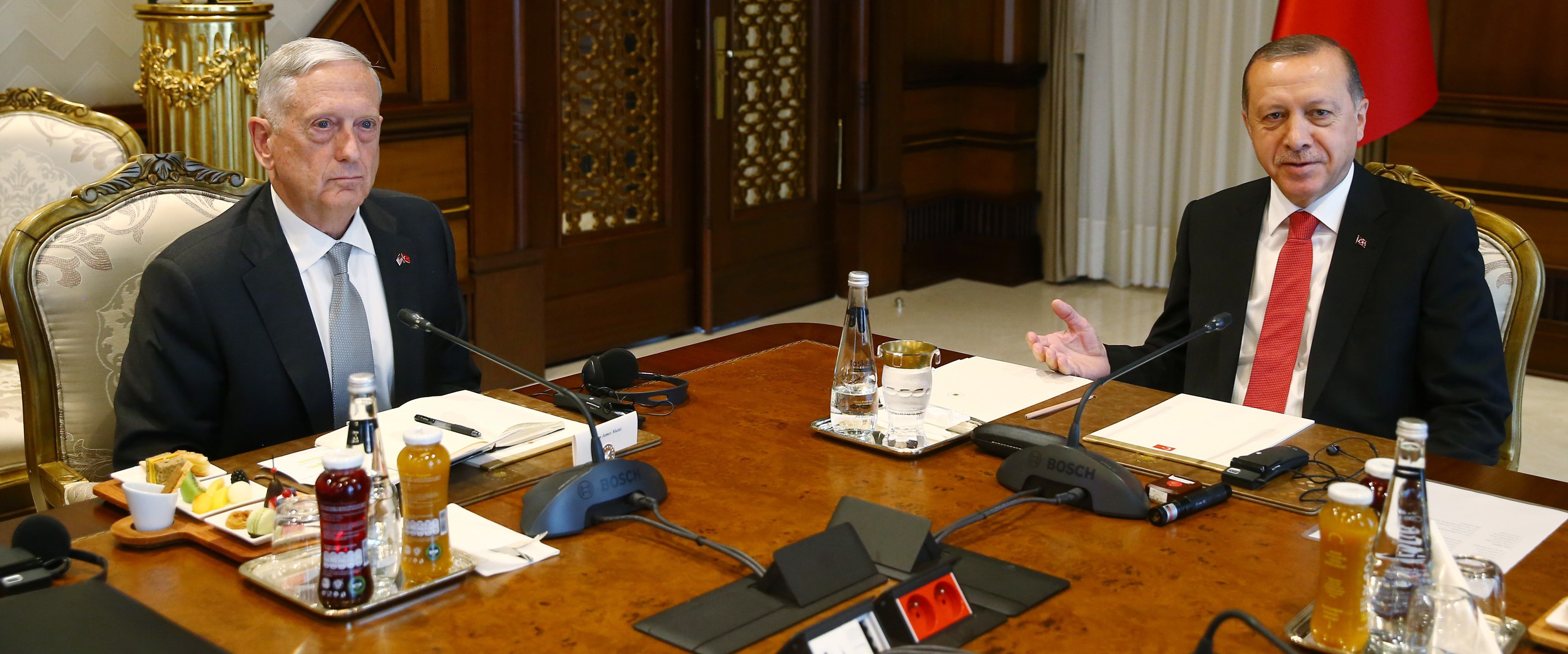 Erdoğan, ABD Savunma Bakanı'nı kabul etti