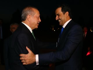 Erdoğan, Katar Emiriyle bir araya geldi