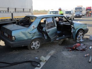 Erzincanda trafik kazası