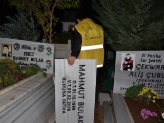 PKKlıların mezar taşlarından örgüt simgeleri silindi