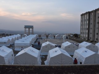 Türk Kızılayı Halepçede 45 çadır kurdu