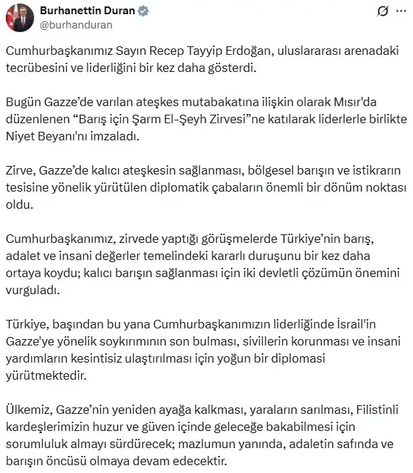 Mısır'daki Gazze zirvesinde imzalar atıldı! Trump'ın Erdoğan'la ilgili sözleri bomba